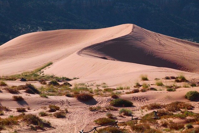 Sand dunes in Idaho, USA