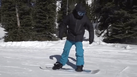 How to push with your snowboard, also know as skating your board