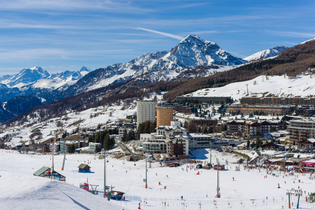 Sestriere in Italy is one of the best places in Europe for late season skiing